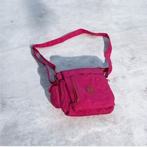 Cuoieria Fiorentina Hot Pink Crossbody Bag